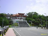 Tempel poort in Pingxi valei